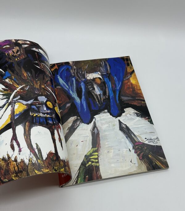 心臓とダチョウの羽