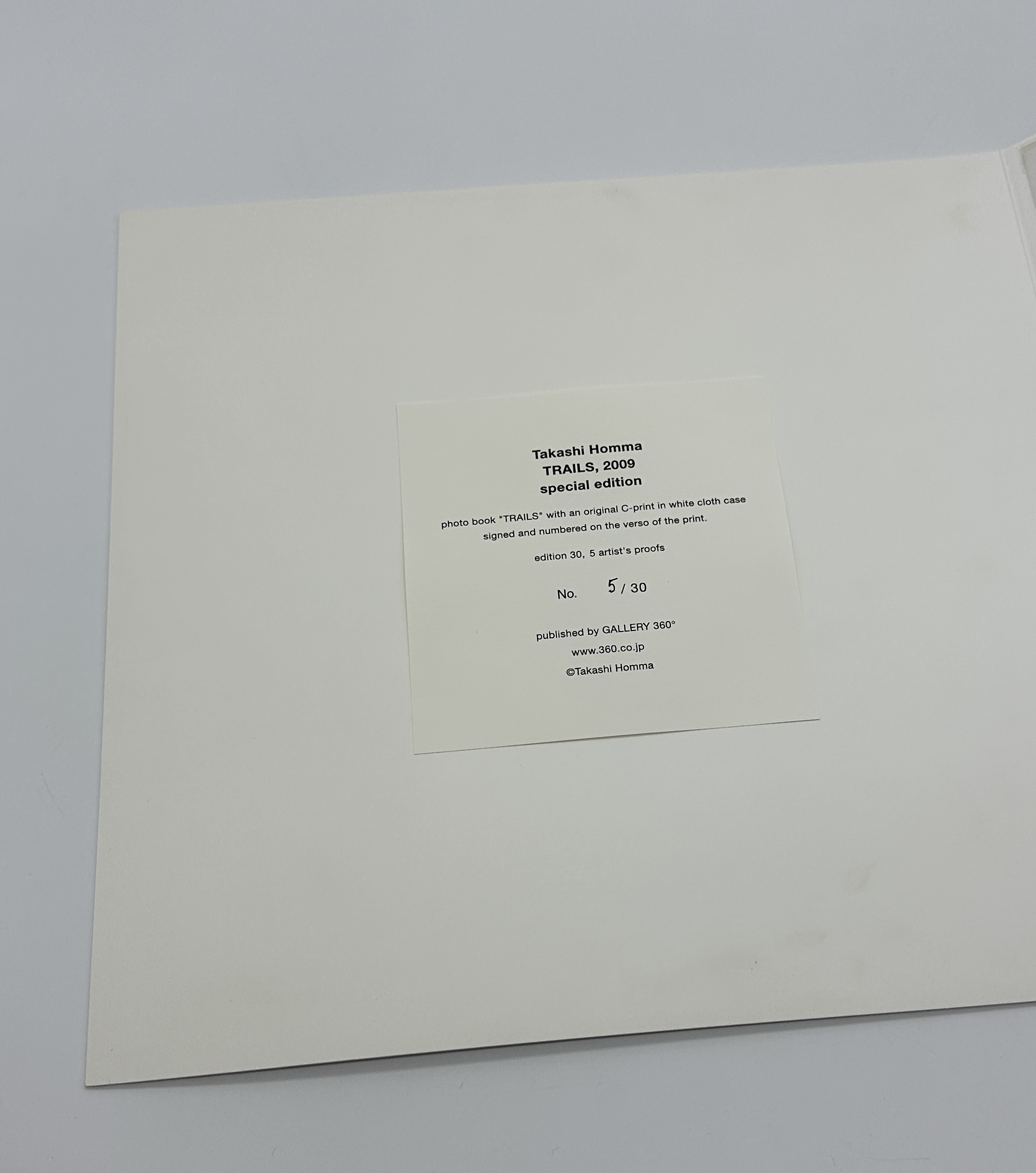 『署名入』TRAILS　特装版 - 画像 (3)