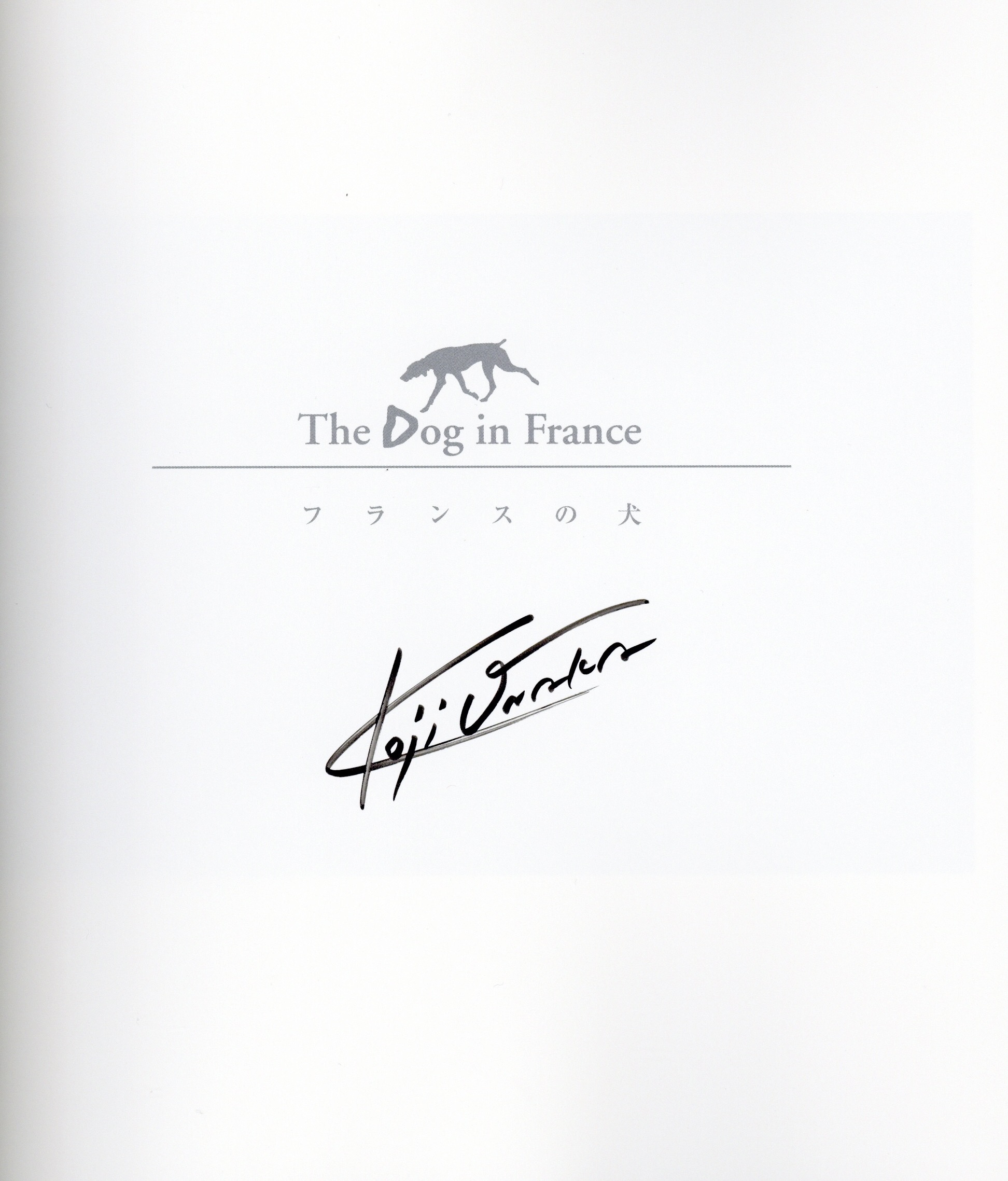 『署名入』The Dog in France - 画像 (2)